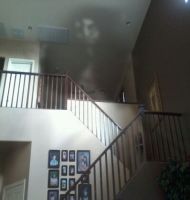 shadow face on ceiling