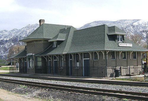 Brigham train depot