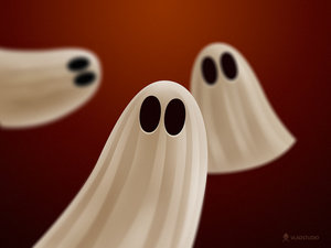 Halloween ghosts