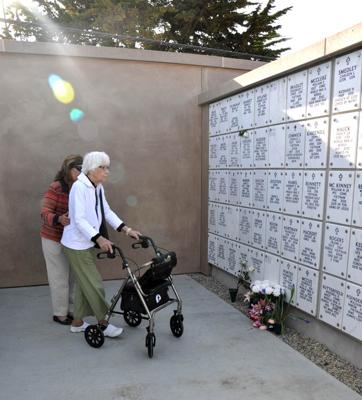 While visiting at Ft. Rosecrans military cemetery, these orbs showed up one photo only.