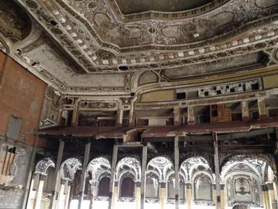 Old Michigan Theater in Downtown Detroit 