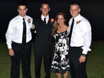Mom and sons