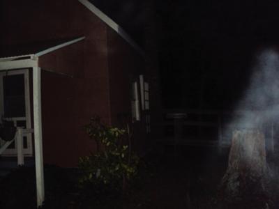 Caught this image at a Ghost Hunt in Furnace Town Md. See what you think. There is no smoking in this area and no one was smoking.