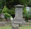Close up of the little girl ghost at Cedar Hill Cemetery in Scottsboro, AL