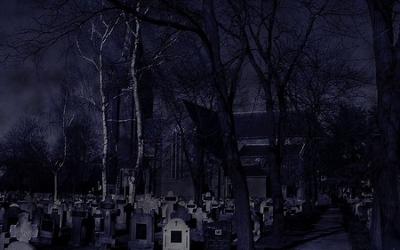 the cemetery!