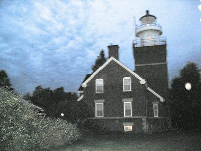 Lighthouse during early morning hours